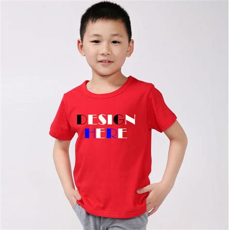 Custom Made T Shirts Online Make Plain Kids Lycra Cotton T Shirts With