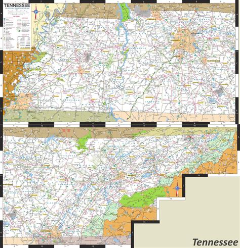 Map Of Tennessee Cities And Towns Printable City Maps