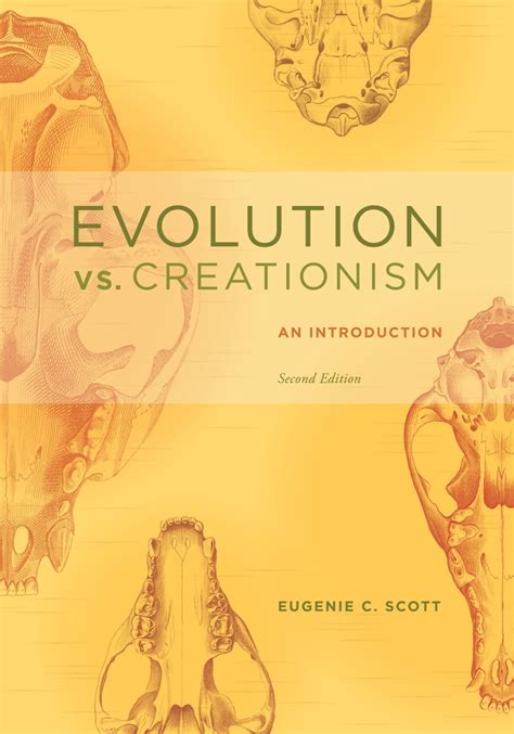 Evolution Vs Creationism By Eugenie C Scott Paperback University