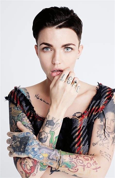 Stunning Ruby Rose S Tattoos Wild Tattoo Art Hot Tattoos Tattoos And Piercings Girl
