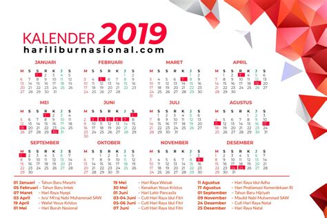 Kalender Indonesia Lengkap Dengan Hari Libur Nasional Ini Daftar 78336 Hot Sex Picture