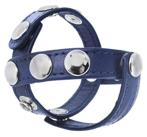 Strict Leather Blue Leather Cock And Ball Harness Uk Health