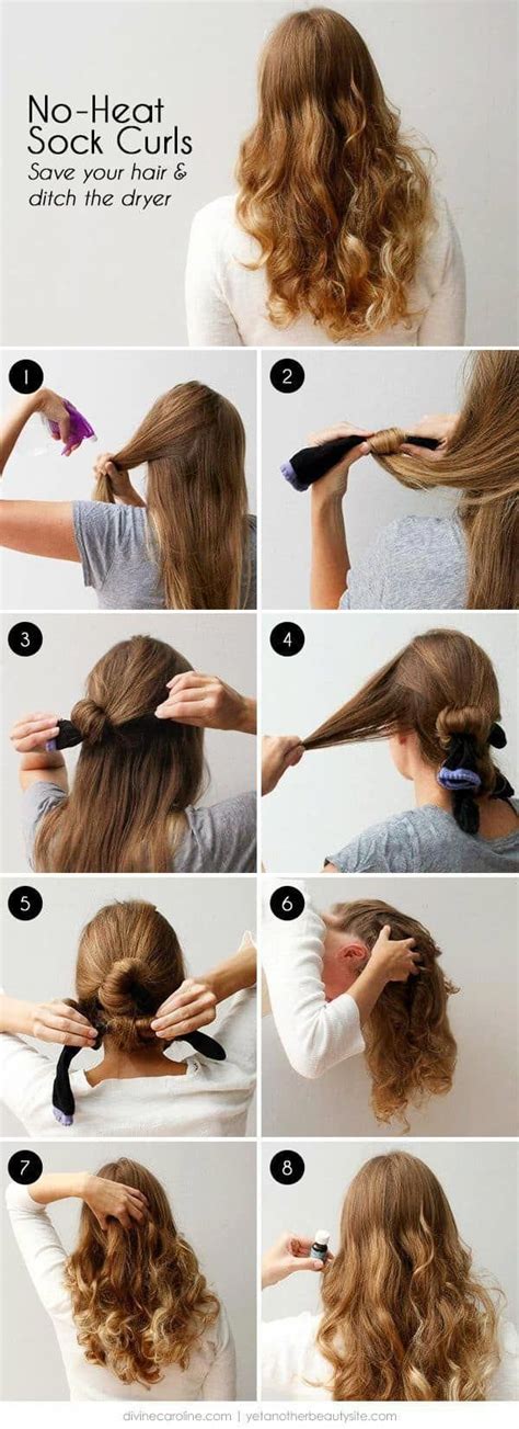 How To Curl Hair Without Heat At Home A Step By Step Guide The