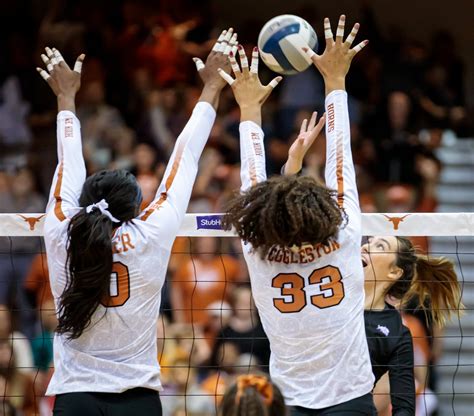 University Of Texas Longhorns Volleyball Game Against Albany In Austin