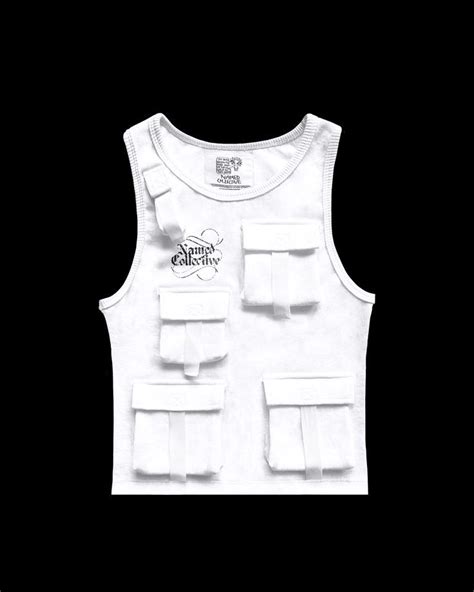 Hijack White 5 Pocket Tank By Named Collective