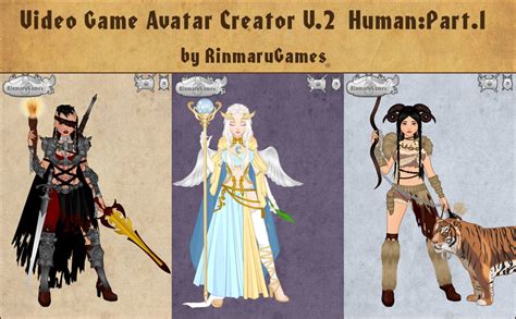 Video Game Avatar Creator Humanpart1 By Rinmaru On Deviantart
