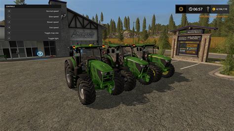 John Deere 6r Series V2000 Ls19 Farming Simulator 17 2017 Mod 6b1