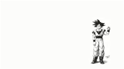 Find and download dragon ball wallpaper on hipwallpaper. minimalistic, Son Goku, white background, Dragonball ...