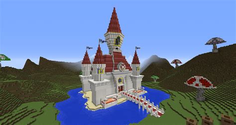 Minecraft Party Princess Peachs Castle From Super Mario