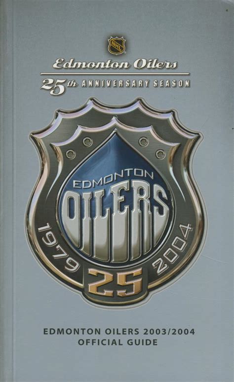 Edmonton Oilers Official Guide 20032004 Ice Hockey Books