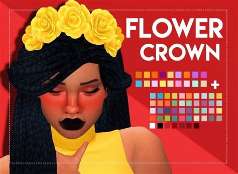 Simsworkshop Flower Crown By Weepingsimmer Sims 4 Downloads Sims 4