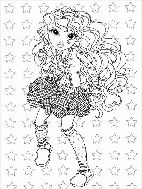 Moxie Coloring Pages Free Printable Moxie Coloring Pages