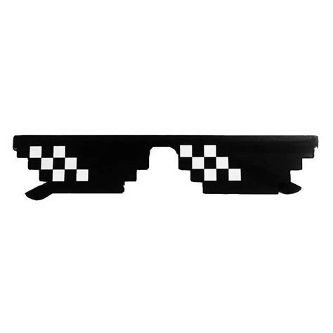 Lots Chic Meme Deal It Thug Life Attitude Stylish Glasses 8 Bit Pixel Sunglasses Ebay