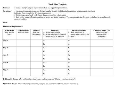 Action Plan Template In Word And Pdf Formats
