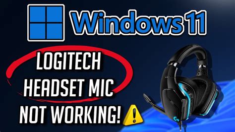 Fix Logitech Headset Mic Not Working In Windows 1110 2024 Solution