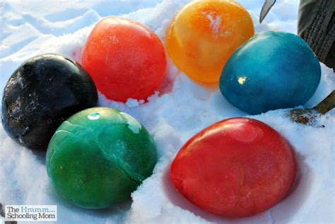 Frozen Colored Water Balloons Does It Work The Hmmmschooling Mom