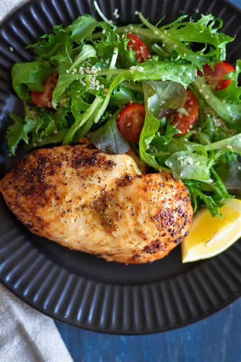 Flip the chicken halfway through. Air fryer Frozen Chicken Breast Recipe - Enjoy Clean Eating