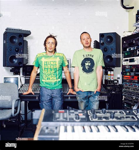 Basement Jaxx English Electronic Duo Felix Buxton And Simon Ratcliffe Photographed At Their