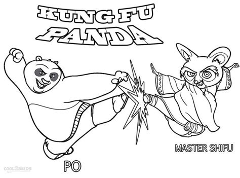 Kolorowanki Kung Fu Panda Darmowe Do Druku
