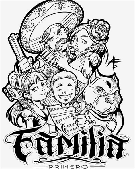 Chicano Coloring Pages