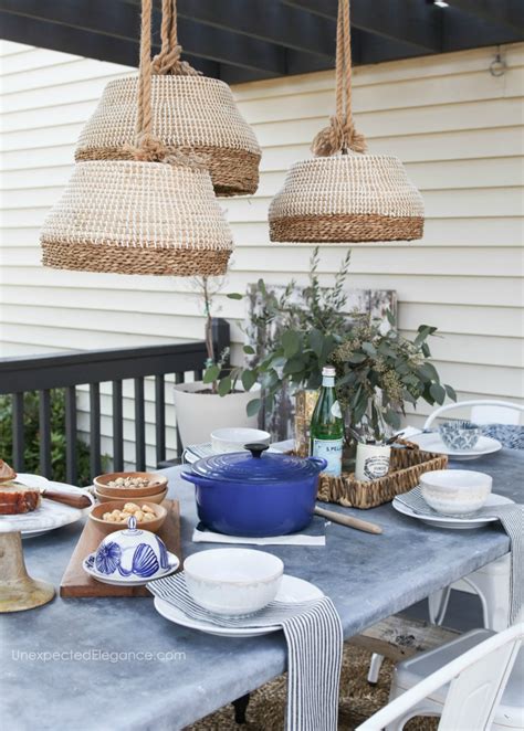 Rattan Or Wicker Basket Lights Diy Or Buy Thrifty Decor Chick