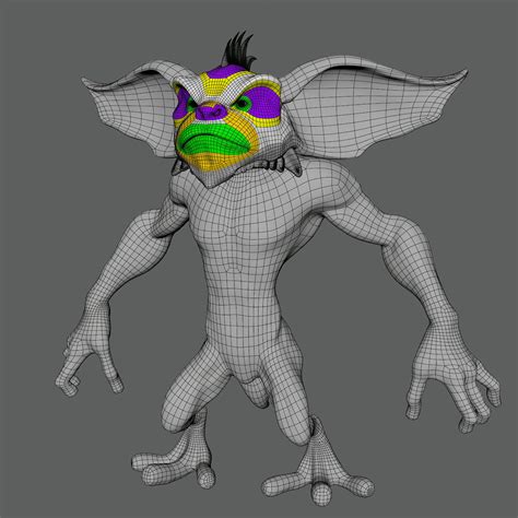Gremlin Character 3d Model Rigged Cgtrader
