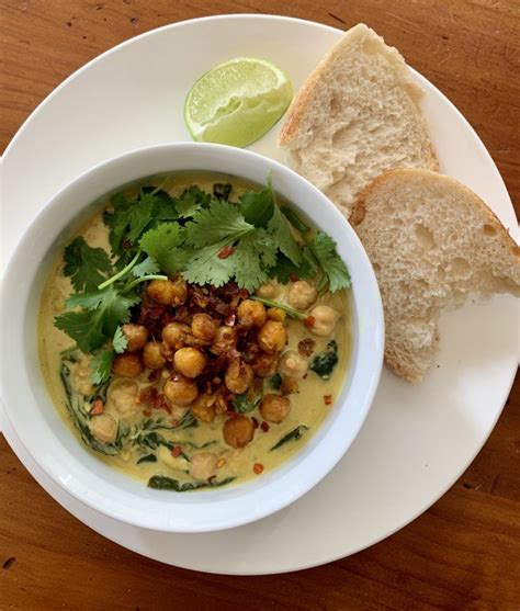 Spiced Chickpea Stew With Coconut And Turmeric Styles In The Kitchen