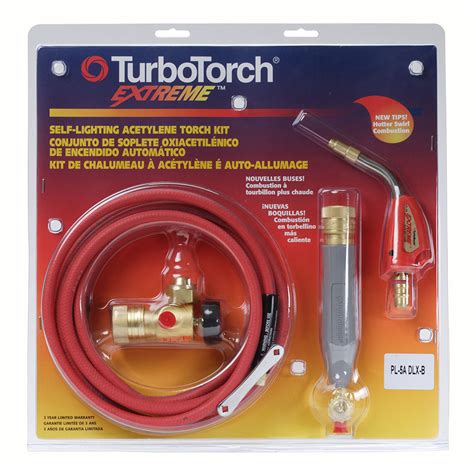 turbotorch extreme self lighting torch kit pl 5adlx b torch kit air acetylene
