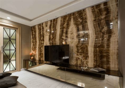 How To Design The Marble Tv Wall Marble Granite Or Onyx Fulei Stone