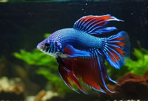 Fighting Labyrinth Fish Aquarium Free Stock Photo - Public Domain Pictures