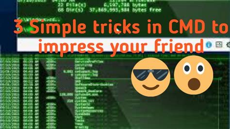 3 Simple Tricks In Command Prompt Youtube