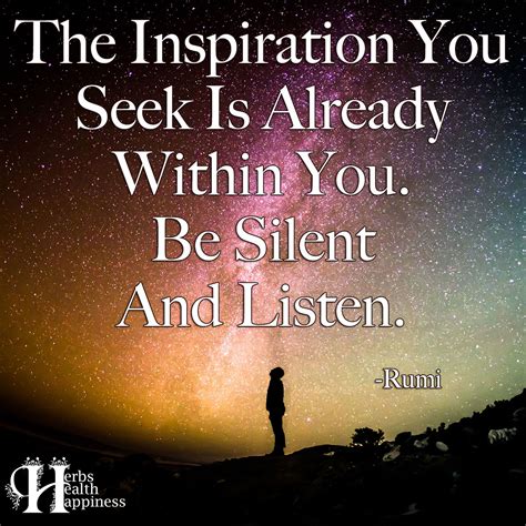 The Inspiration You Seek Is Already Within You ø Eminently Quotable Inspiring And