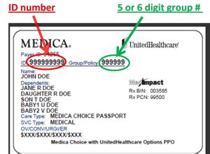 What your health insurance card tells you. Section Help