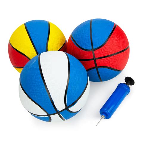 Rubber Basketball With Pump Boley Store
