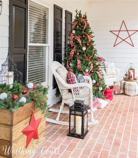 My Urban Farmhouse Christmas Front Porch Worthing Court Diy Home