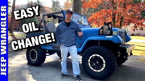 How To Change Oil 1987-1995 Jeep Wrangler 4.2 