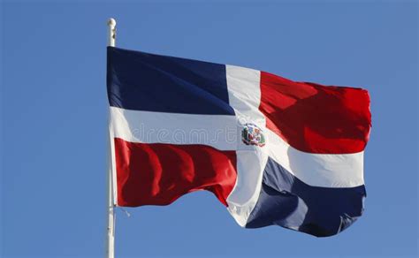 Bandiera Della Repubblica Dominicana Immagine Stock Immagine Di
