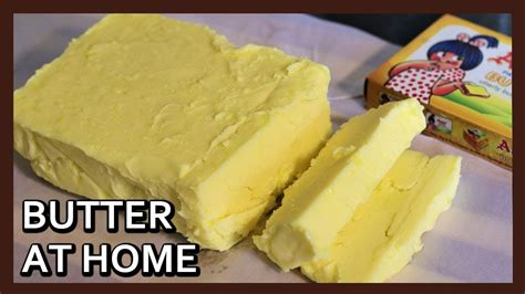 How To Make Butter At Home Just Like Amul Butter Butter Recipe No