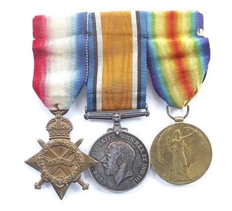 Ww1 18th Hussars Group Of Three Medals