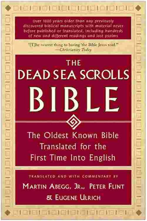 Pdf The Dead Sea Scrolls Bible By Martin G Abegg Ebook Perlego