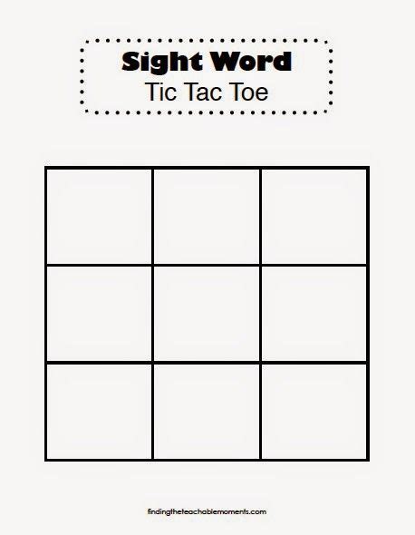 Blank Tic Tac Toe Board Printable Raymond Robles Coloring Pages