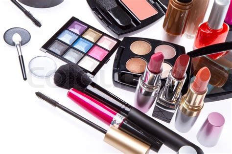 Set Of Cosmetic Makeup Products Stock Photo Colourbox