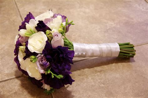 The Flower Girl Blog Purple Silver And White Wedding