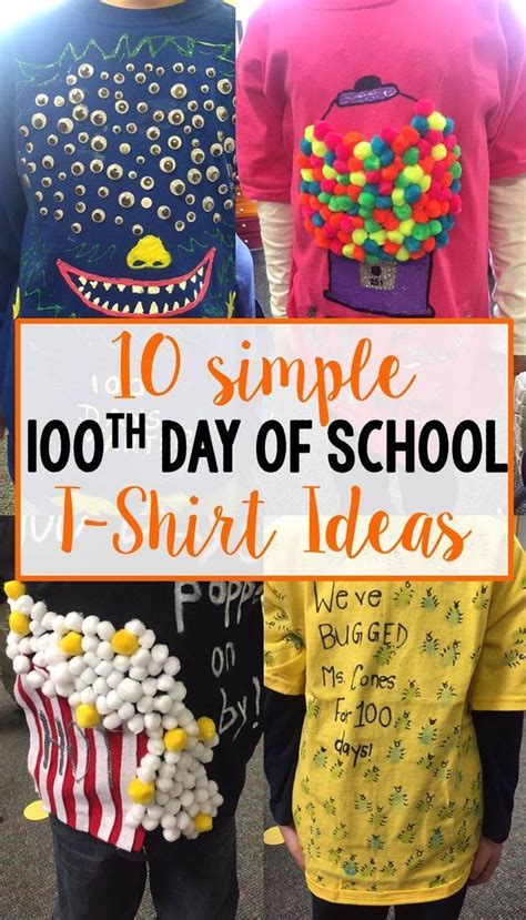 100th day of school t shirt ideas 100 day of school project 100 day shirt ideas school tshirts
