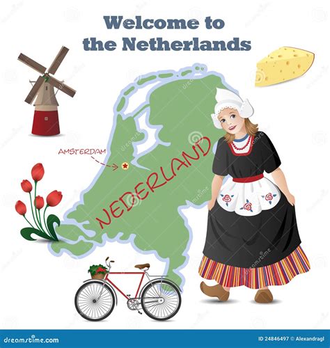 Welcome To The Netherlands Stock Vector Illustration Of Illustrations
