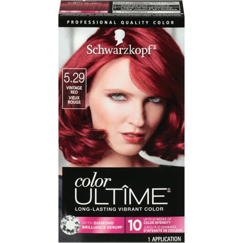 Schwarzkopf Color Ultime Permanent Hair Color Cream 529 Vintage Red