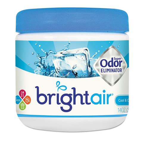Bright Air Super Odor Eliminator Cool And Clean Blue 14 Oz Jar 6