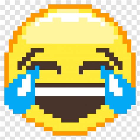 Laughing Emoji Pixel Art