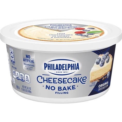 Philadelphia No Bake Original Cheesecake Filling 243 Oz Instacart