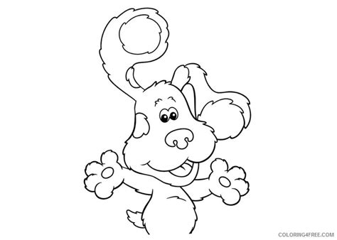 Blues Clues Coloring Pages Tv Film Blues Clues 2 Printable 2020 00888